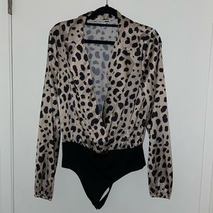 Animal print classy/sexy bodysuit